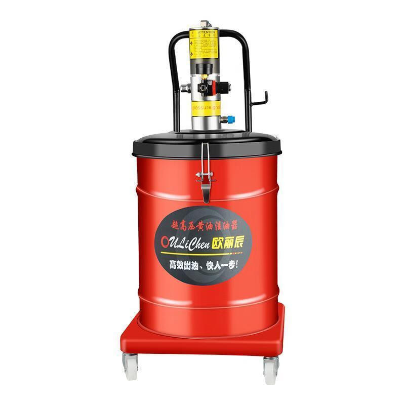 陌筱气动黄油机12l40l高压注油器小型黄油泵大泵头气动黄油枪打油神器