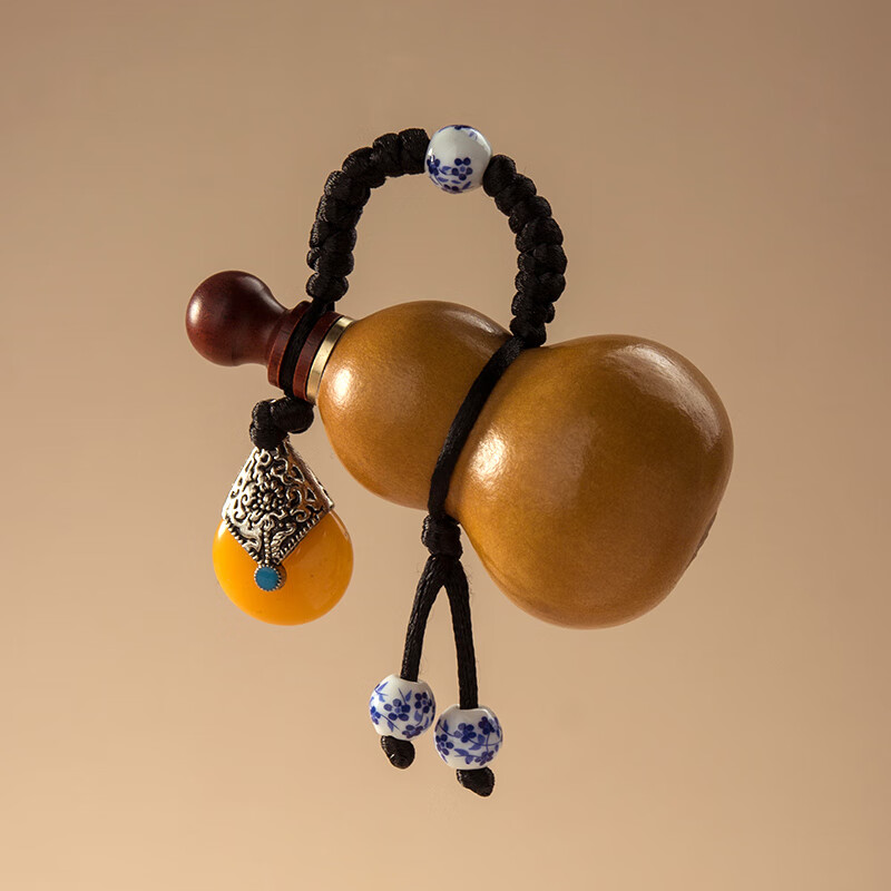 紫讯文玩葫芦手把件创意复古家居小装饰汽车挂件简约办公室桌面摆件