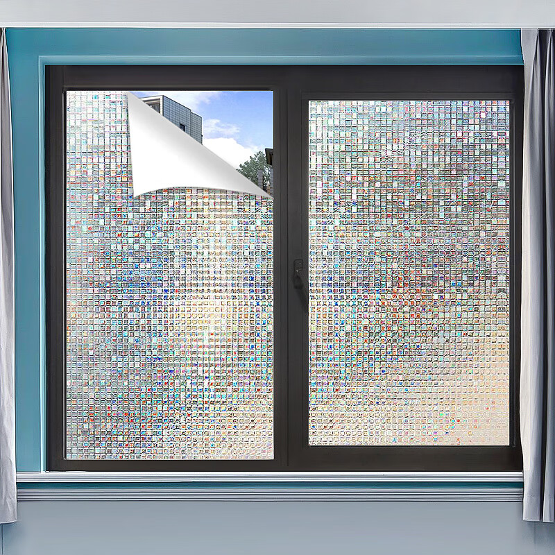 千宸 2022新品】静电玻璃贴纸窗户加厚无胶浴室门不透人防窥防走光