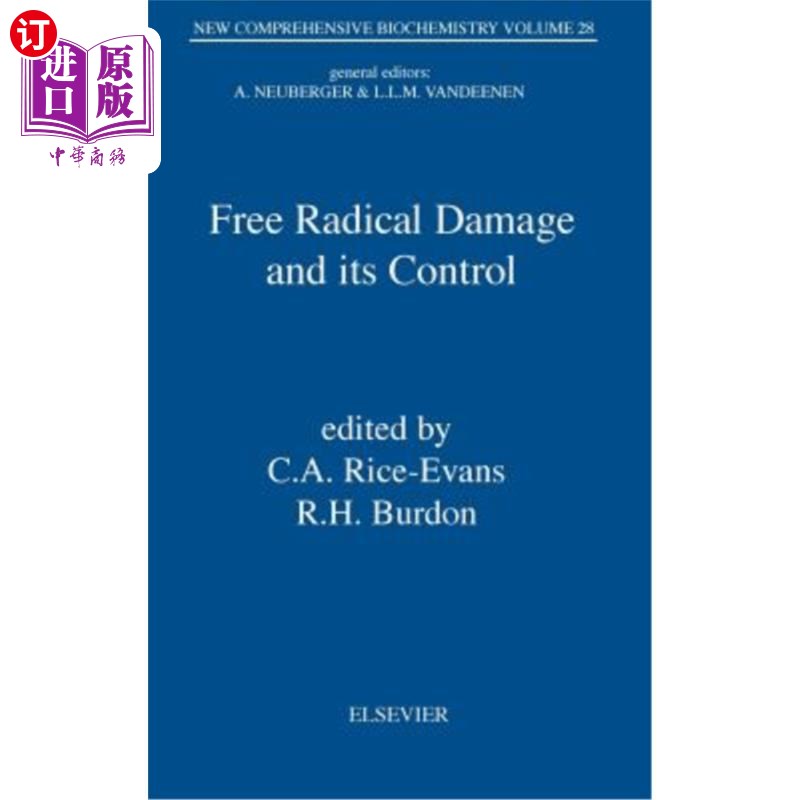 海外直订free radical damage and its control: volume 28 自由基的