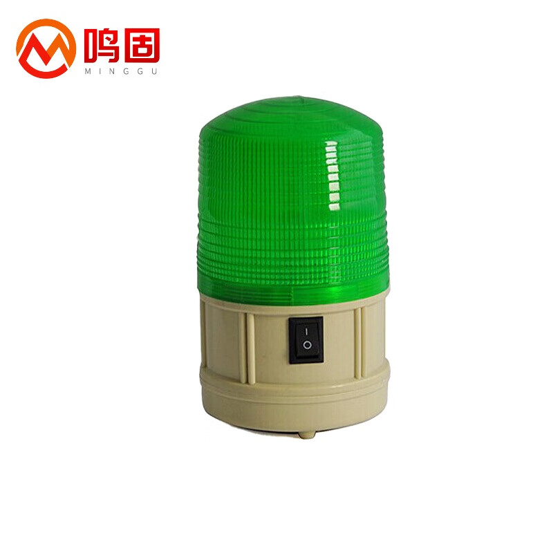 吸顶式警示灯 干电池led灯交通路障警告灯户外施工爆闪灯强磁铁 绿色