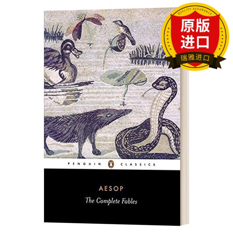 英文原版 伊索寓言 黑经典 the complete fables 英文版 aesop 进口