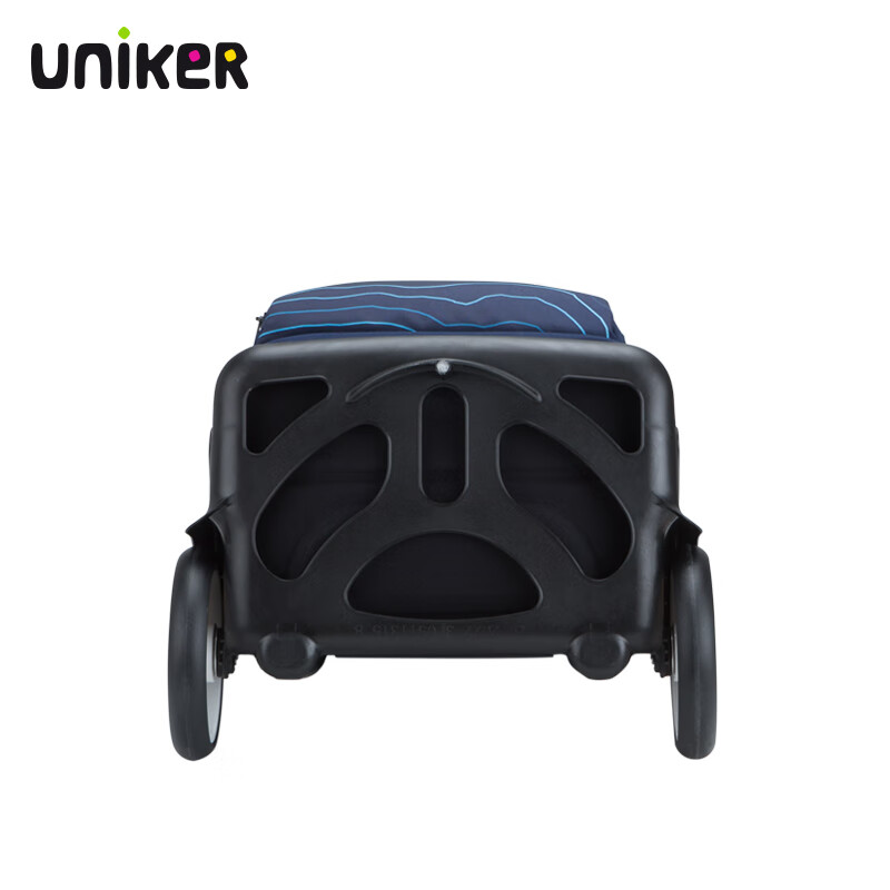 uniker拉杆书包初中小学生女孩3-69年级男童可拆卸大轮子爬楼背包 青云