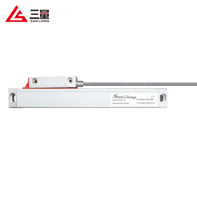 三量電子數(shù)顯光柵尺高精度位移傳感器機床銑床車床數(shù)顯表磨床 行程100mm分辨率0.005 