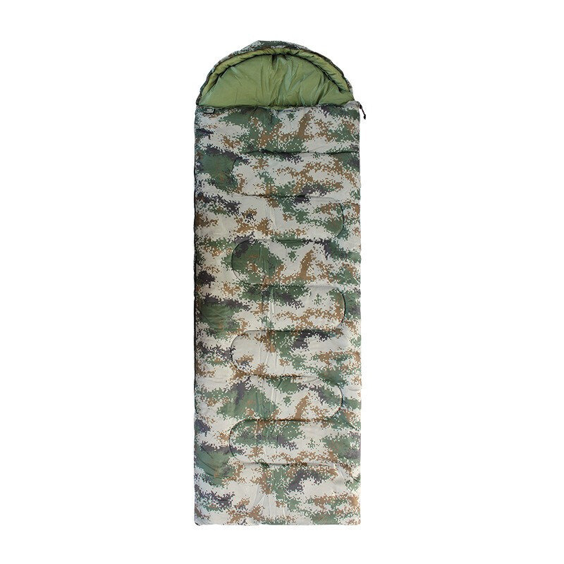 军(hong jun)hjxfsd01 户外野营太空棉单人睡袋 信封式睡袋 丛林数码