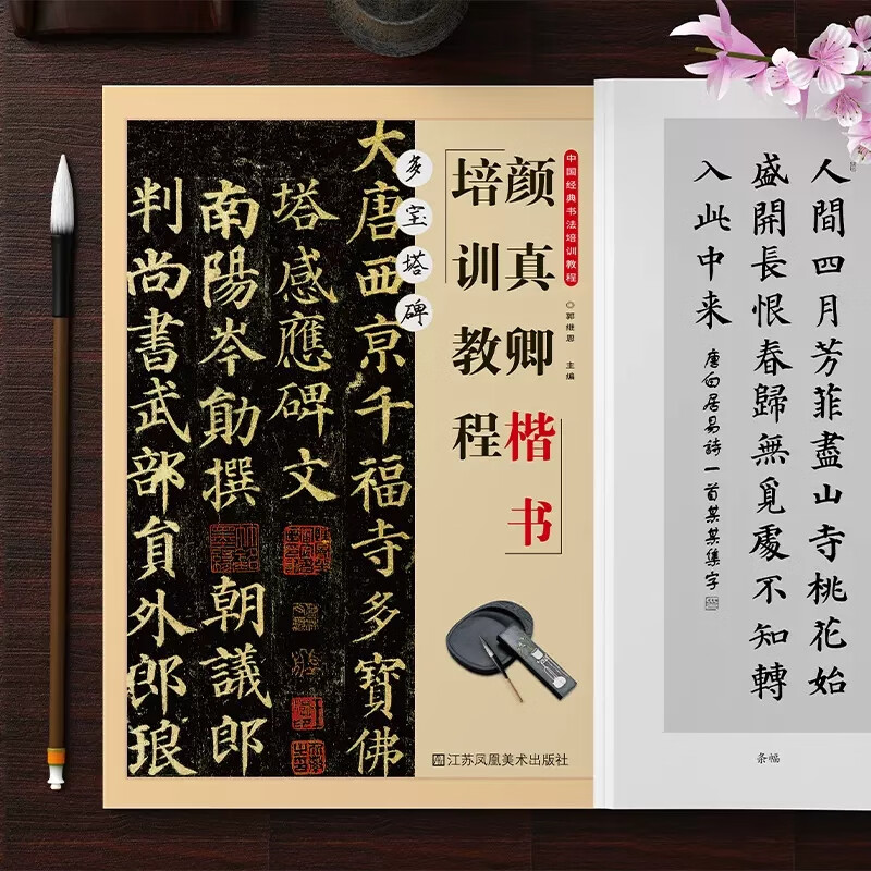 【现货速发】颜真卿楷书培训教程 多宝塔碑 中国经典书法 基础知识