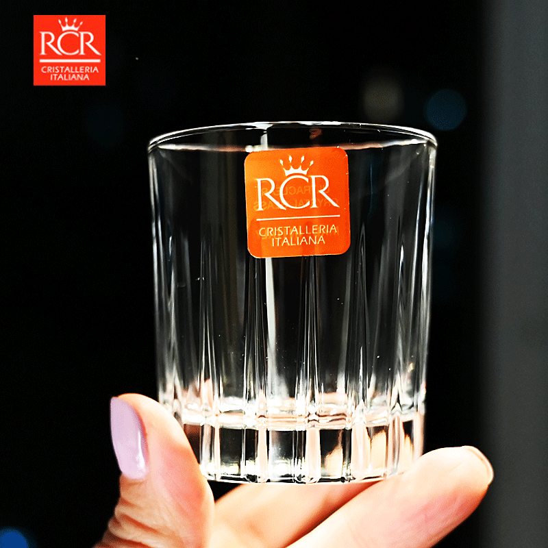 RCR意大利进口RCR水晶玻璃白酒杯一两二两2小烈酒吞杯家用杯套装 永恒78ML白酒杯【六支装】