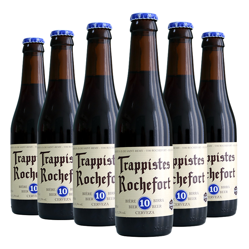 概率券：Trappistes Rochefort 罗斯福 10号 修道院精酿啤酒 330ml*6瓶+凑单