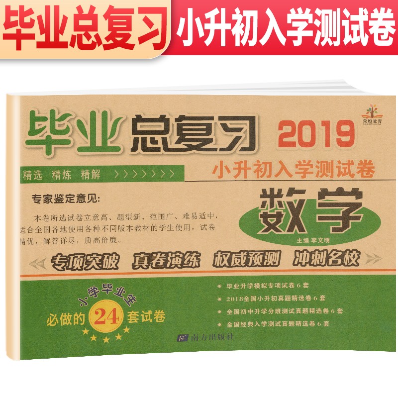 小升初试卷数学 小升初毕业总复习全套全真模拟测试卷真题卷必刷题人教版小学毕业总复习书小升初测试卷复习卷毕业总复习