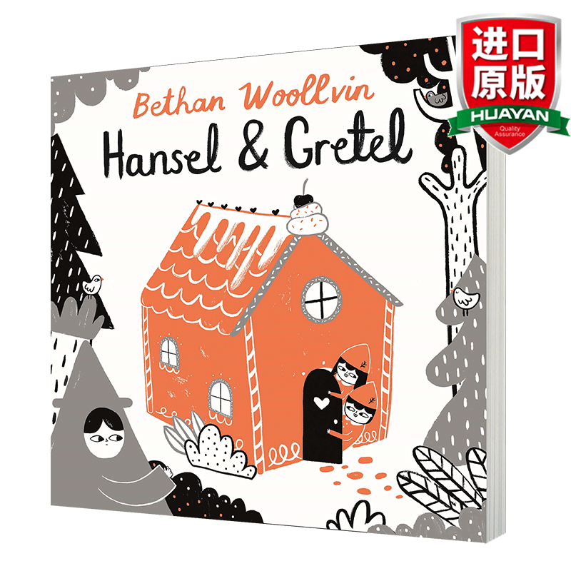 英文原版绘本 糖果屋 hansel and gretel 英文版儿童童话故事书 进口