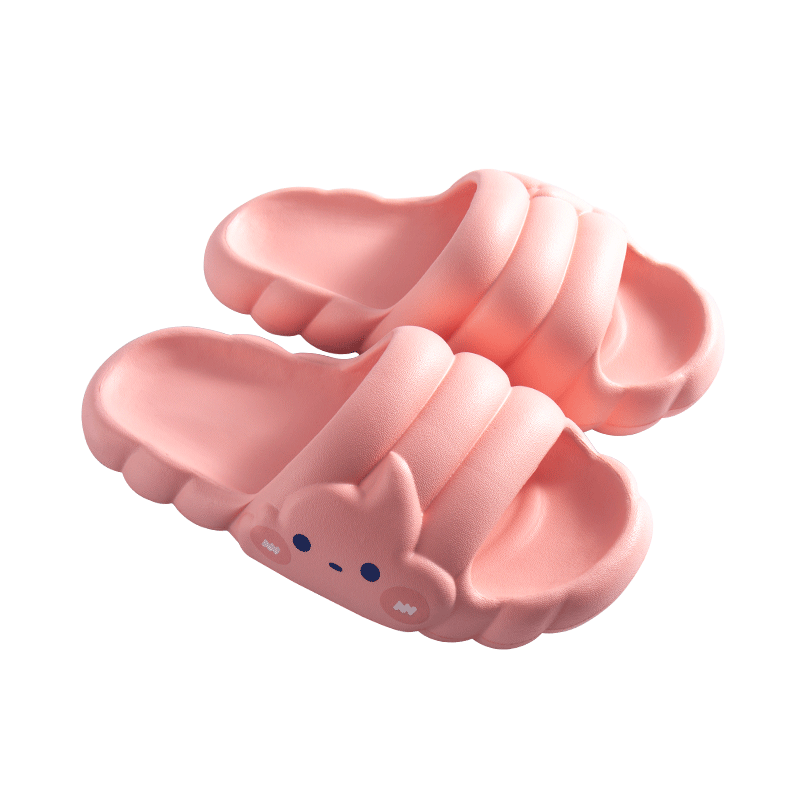 IQGD 拖鞋女踩屎感凉拖室外居家时尚加厚软底 冰淇淋-粉色 38-39 