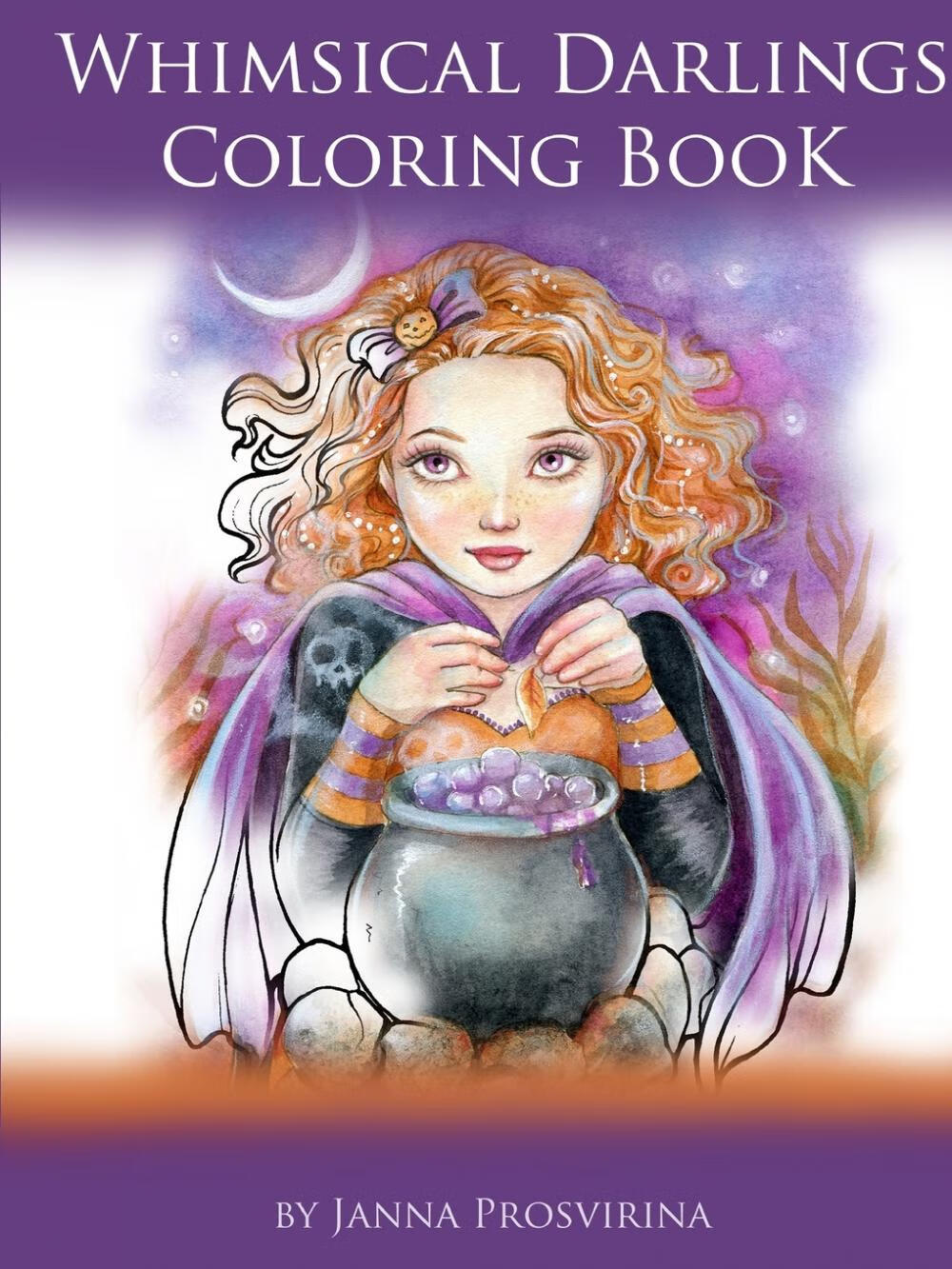 【预售 按需印刷】whimsical darlings coloring book