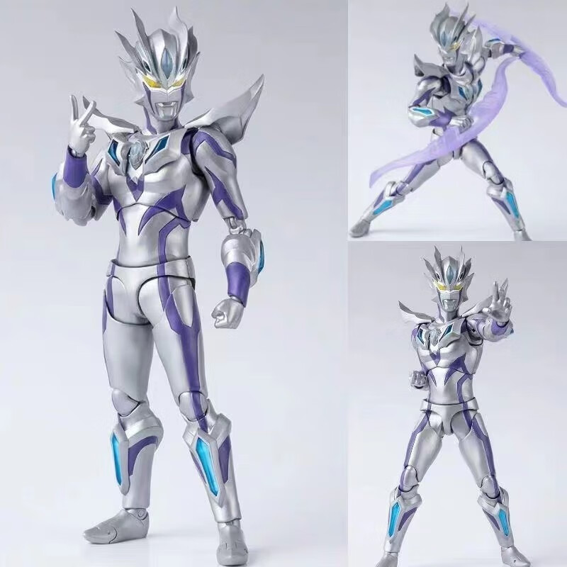 动人偶黄金耀特利迦艾克斯塞shf无限终极变形 无限赛罗(17关节可动)