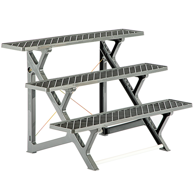 爱丽思（IRIS）品牌三层塑料露台台阶花盆架子-价格走势、评测分享
