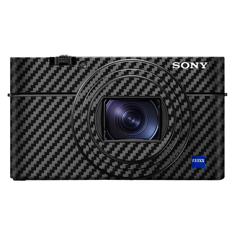 美本堂 适用于索尼黑卡7/6机身贴膜rx100m7 m6相机贴纸保护膜3m膜 碳