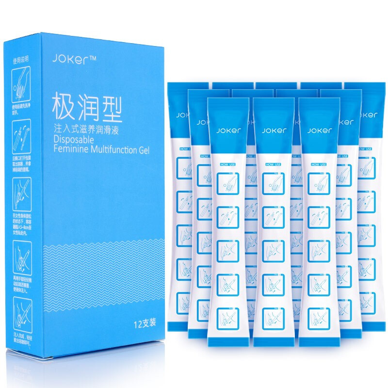 JOKER注入式人体润滑剂 房事干涩润滑免洗 水溶性润滑液女性感油 三款各一盒36只