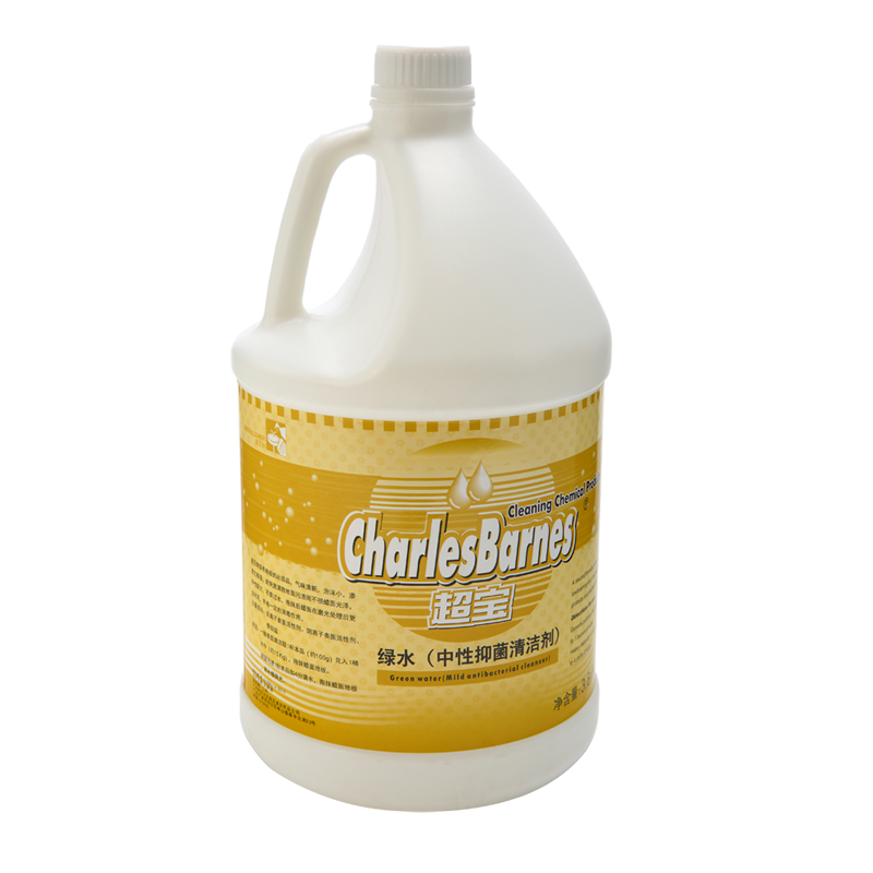 超寶 綠水(中性除菌清潔劑) 3.8L 4瓶1箱裝 商場(chǎng)辦公室物業(yè)地板瓷磚地面全能水去污劑殺菌水 DFF014