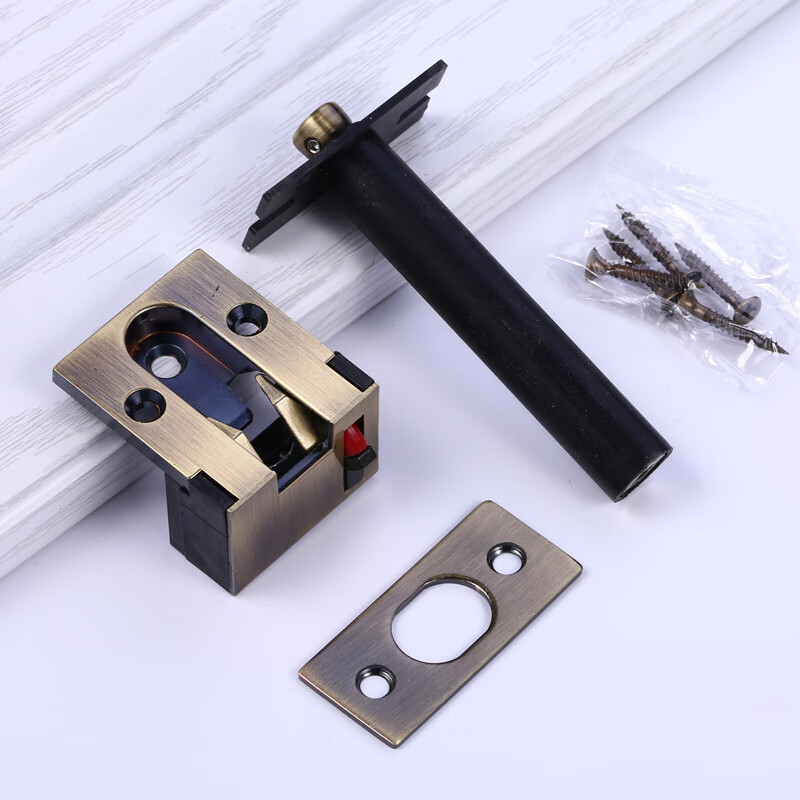 谋福(cnmf)酒店宾馆工程门暗藏防盗链 锌合金暗装门链锁(青古铜)