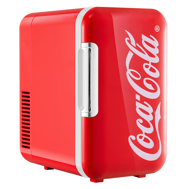 可口可乐（Coca-Cola）车载冰箱 6L迷你小冰箱车家两用学生宿舍办公室租房用护肤品母乳存储冷暖小冰箱