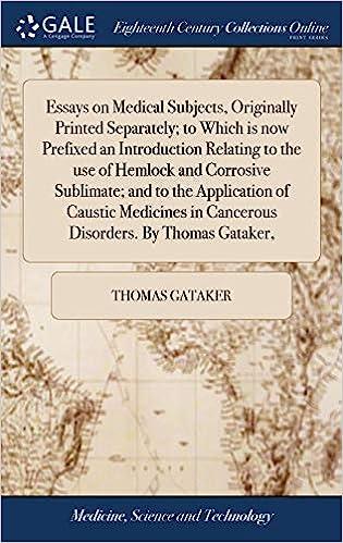 预订 essays on medical subjects, originally printed separately