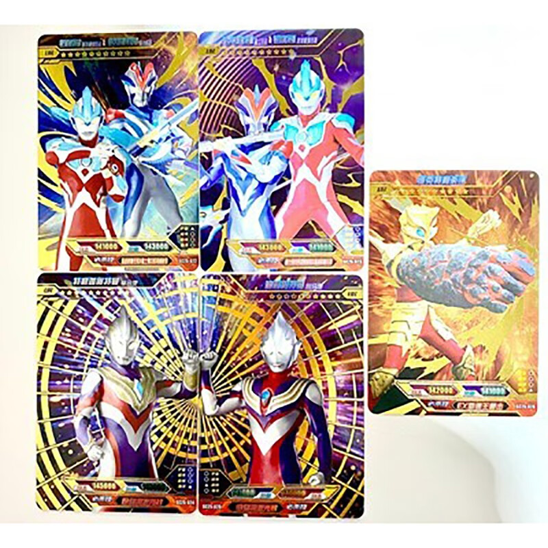 酒红色 25弹ur全套五张 默认1奥特曼卡片