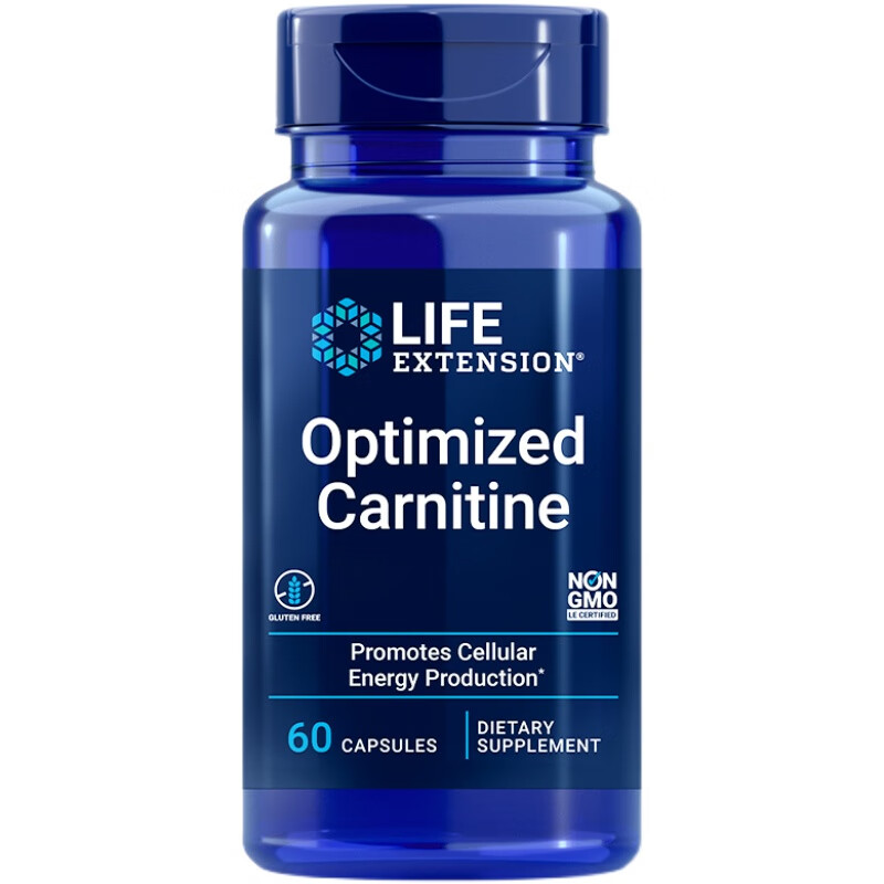 优化左卡尼汀胶囊 美国life extension optimized carnitine itine