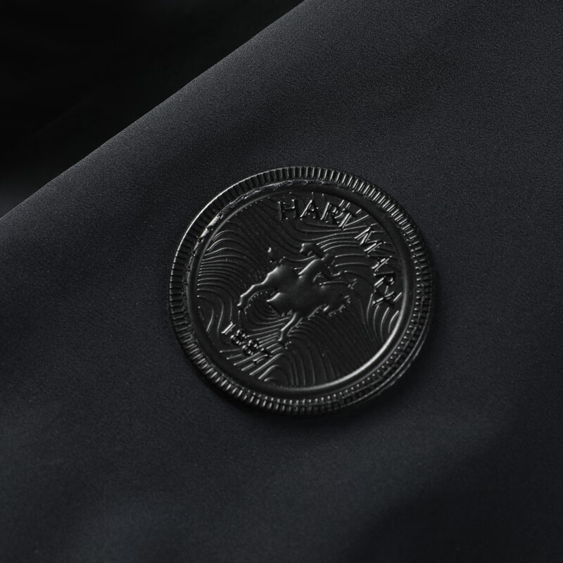 哈特马克斯防风防水Dermizax挺括耐磨弹力保暖短款羽绒服 耀岩黑 L 175/96A