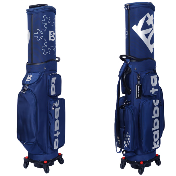 Kabbata凯贝特高尔夫球包伸缩旅行飞机包托运万向滑轮航空包抗压托运包 深蓝色