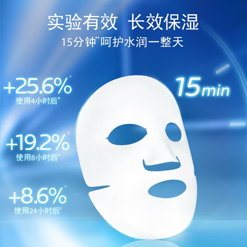 理肤泉（LA ROCHE-POSAY）b5面膜女积雪草精华补水保湿滋润修护舒缓敏感痘印熬夜礼物女护肤 B5多效修复面膜5片