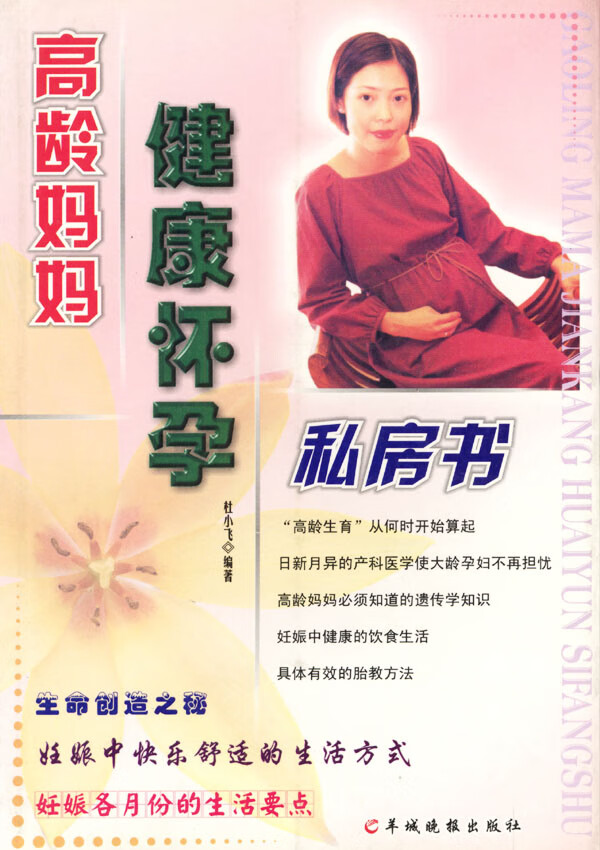 高龄妈妈健康怀孕私房书 杜小飞 编著【正版】