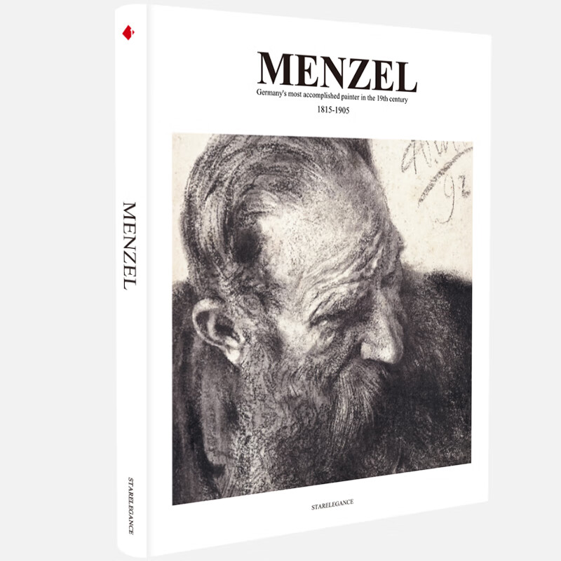 素描速写绘画作品集 menzel 门采尔人物画像头像肖像风景绘画 大师