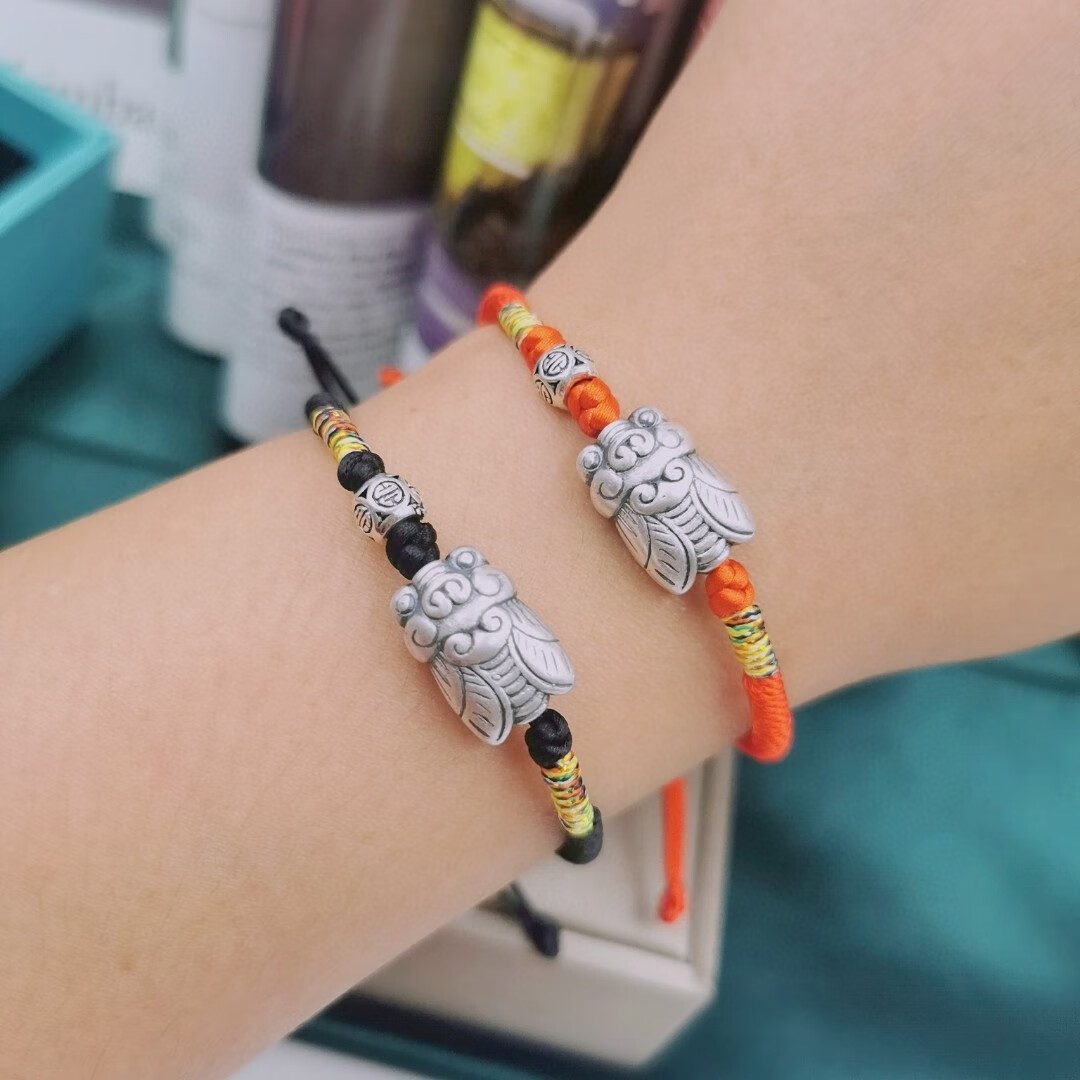 999银蝉鸣迎禄手链男中考高考一鸣惊人手绳女学业考研情侣逢考必过