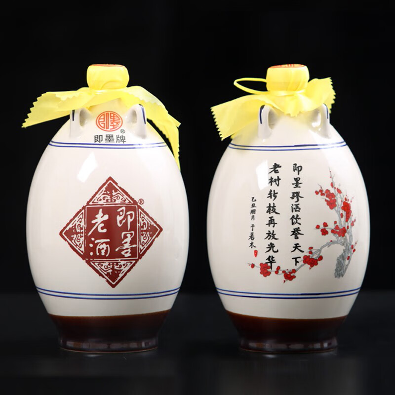即墨老酒 陈酿十年 甜型 北方黄酒 1L 单坛装