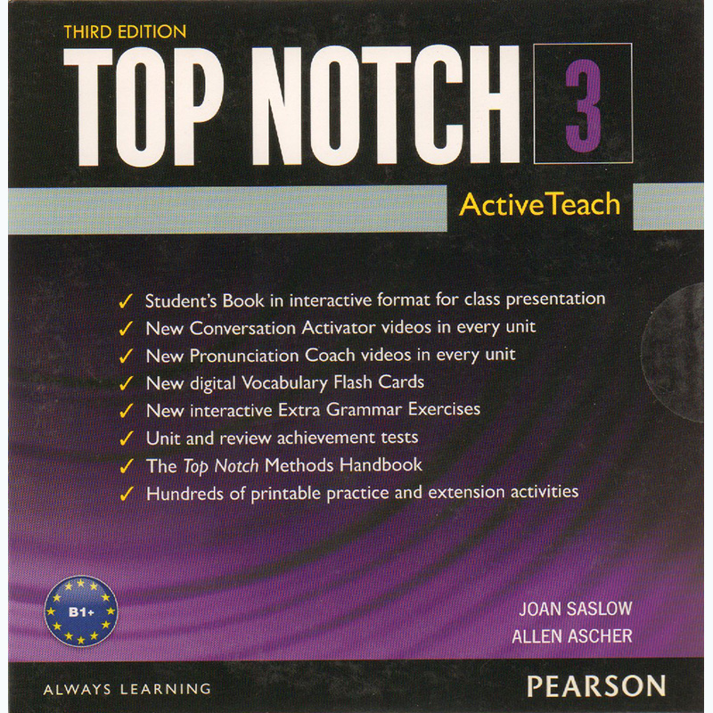 培生英文原版进口欧美主流教材 top notch 3e 教师资源白板软件第3