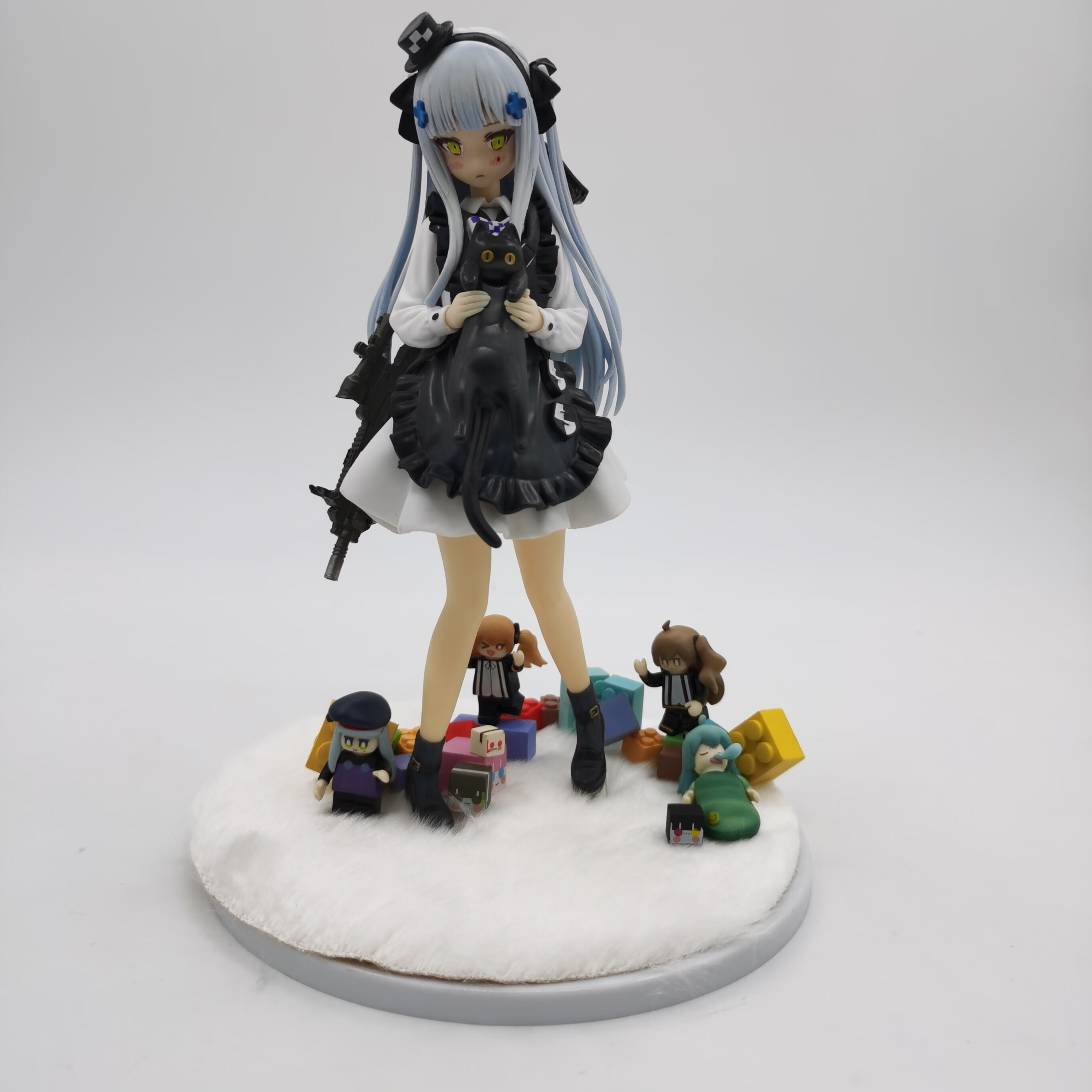 少女前线hk416黑猫的赠礼手办动漫游戏二次元可爱美少女国产摆件 实拍