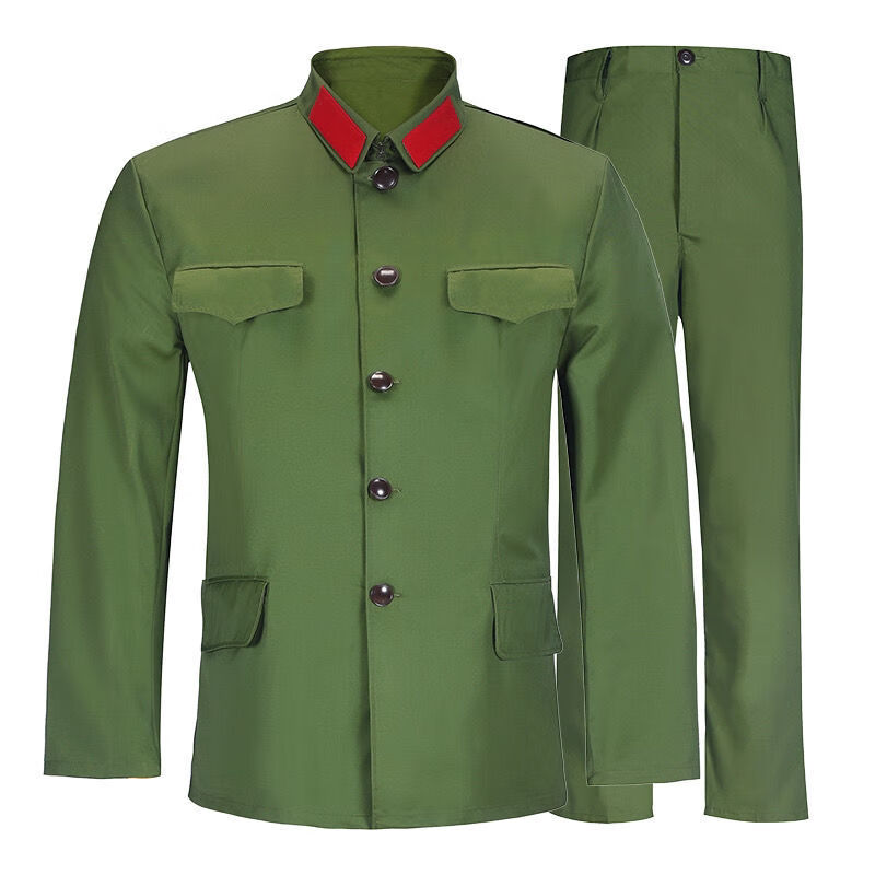 盾郎迷彩服的确良演出服装怀旧老兵衣装聚会军衣装团建服军迷服饰套装