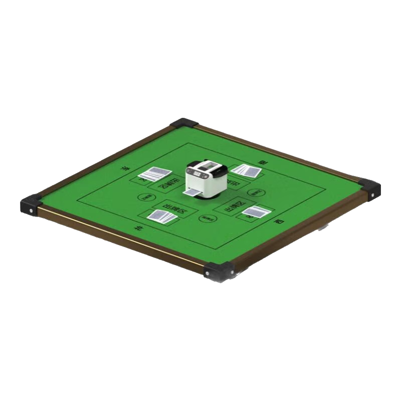 摜圣摜蛋專用桌麻將摜蛋比賽折疊桌子打撲克棋牌桌餐桌高端加厚不擋腿 【升級加厚鋁合金邊框】90*90CM