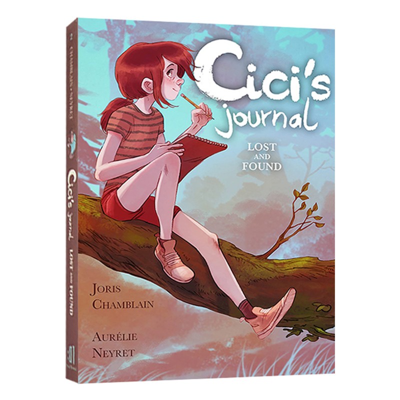 的冒险日记 失物招领 英文原版漫画绘本 中小学女孩英文课外读物 lost