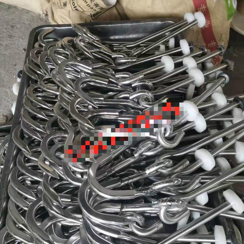 冷藏车专用挂肉钩猪肉钩子不锈钢肉勾子车厢挂肉吊钩双钩子冷链 肉钩