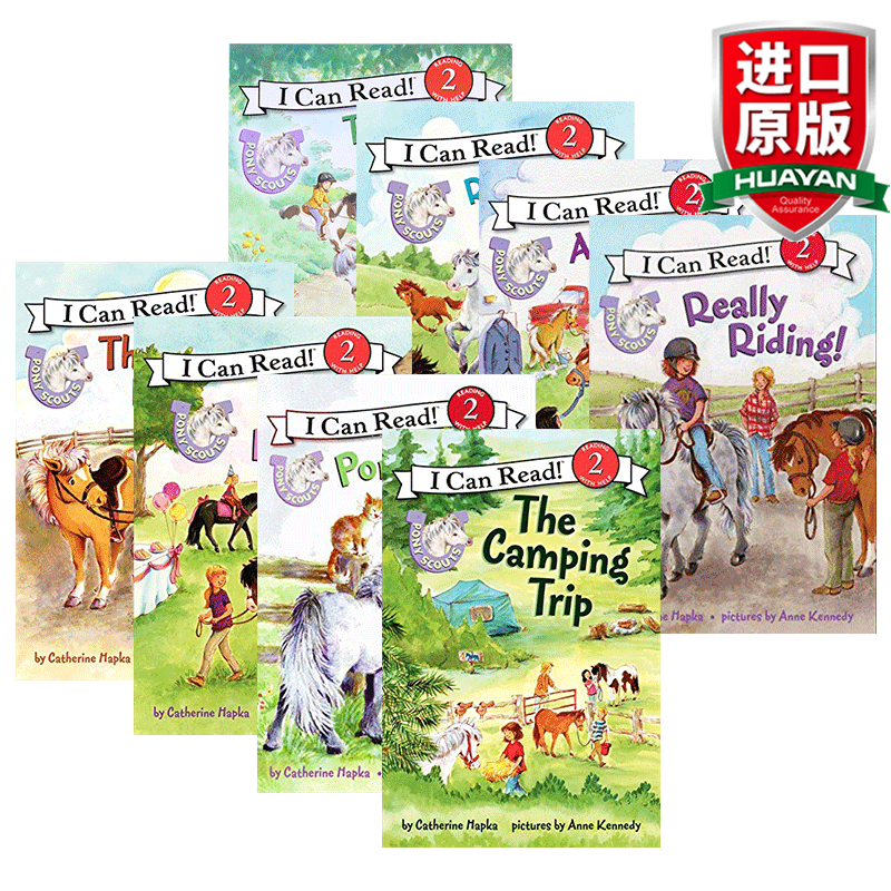 英文原版 小马童子军8册套装 Pony Scouts I Can Read 第二阶段系列