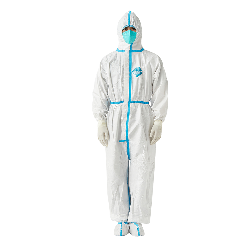 穩(wěn)健醫(yī)用一次性防護服無菌級連體帶帽子全身隔離衣防感染防護衣 PC材質(zhì)防護服（175尺寸） 無菌級 部分產(chǎn)品存在臨期，保質(zhì)期請詢問客服