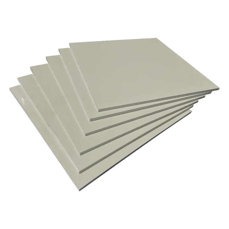 崇朝pvc硬塑料板浅灰色聚氯乙烯板硬度耐酸碱pvc胶板工程板材水箱防火