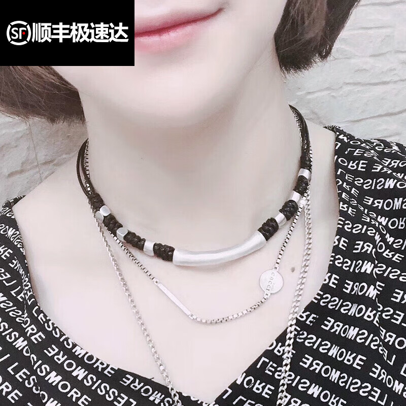 君吻【生日禮物】925銀刻骨銘心骨頭項(xiàng)鏈?zhǔn)止ぞ幙椩S愿骨吊