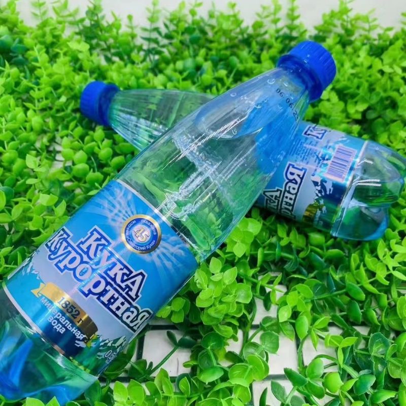 宴淘俄罗斯进口饮用水kyka咕嘎天然苏打水弱碱水500mlx10瓶装 10瓶