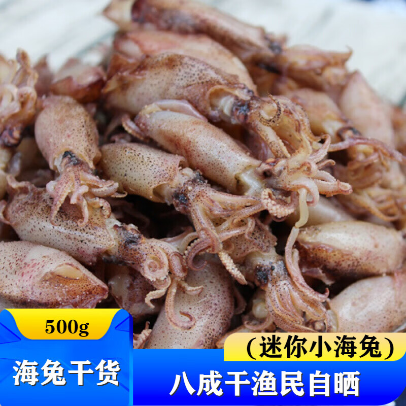 海兔干货笔管鱼新鲜无沙海鲜干货半干新货 罗菲迪罗菲迪新 500g一斤装