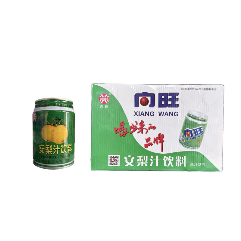 隽颜堂向旺安梨汁饮料果汁饮料唐山迁西特产饮料245ml罐 安梨汁245ml