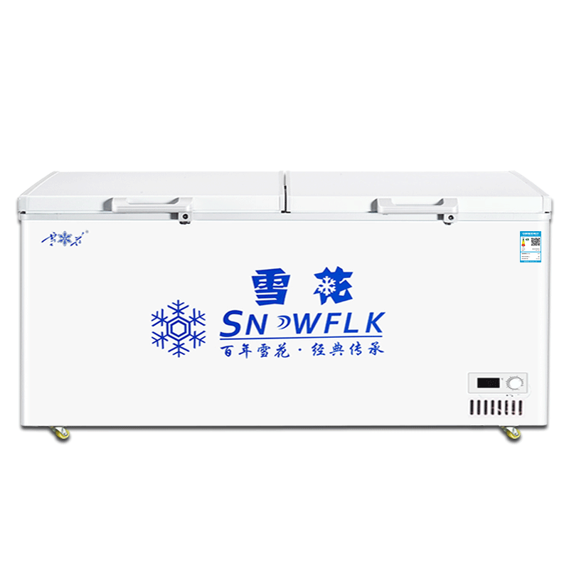 雪花（SNOWFLK）冰柜商用家用大容量卧式冰柜冷柜冷藏冷冻转换柜 BD/BC-550