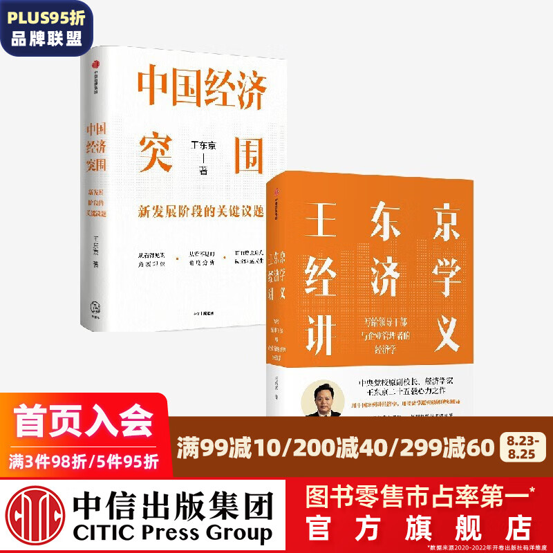 王东京作品2册 王东京经济学讲义+中国经