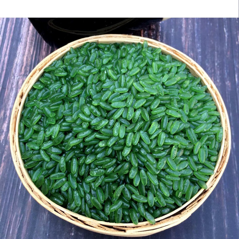 竹香米1斤5斤緑色绿竹米竹青大米丝苗米竹筒饭米贵州特产粗粮煮粥 竹