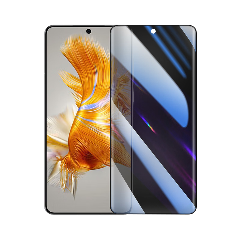 朗客【2片裝】適用華為Mate50防窺鋼化膜huawei mate50手機膜防偷窺防摔抗指紋全屏覆蓋隱私保護(hù)貼膜